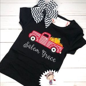 Girls Farm Pumpkin Truck